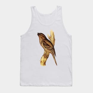 Australian Tawny Frogmouth Bird Illustration Tank Top